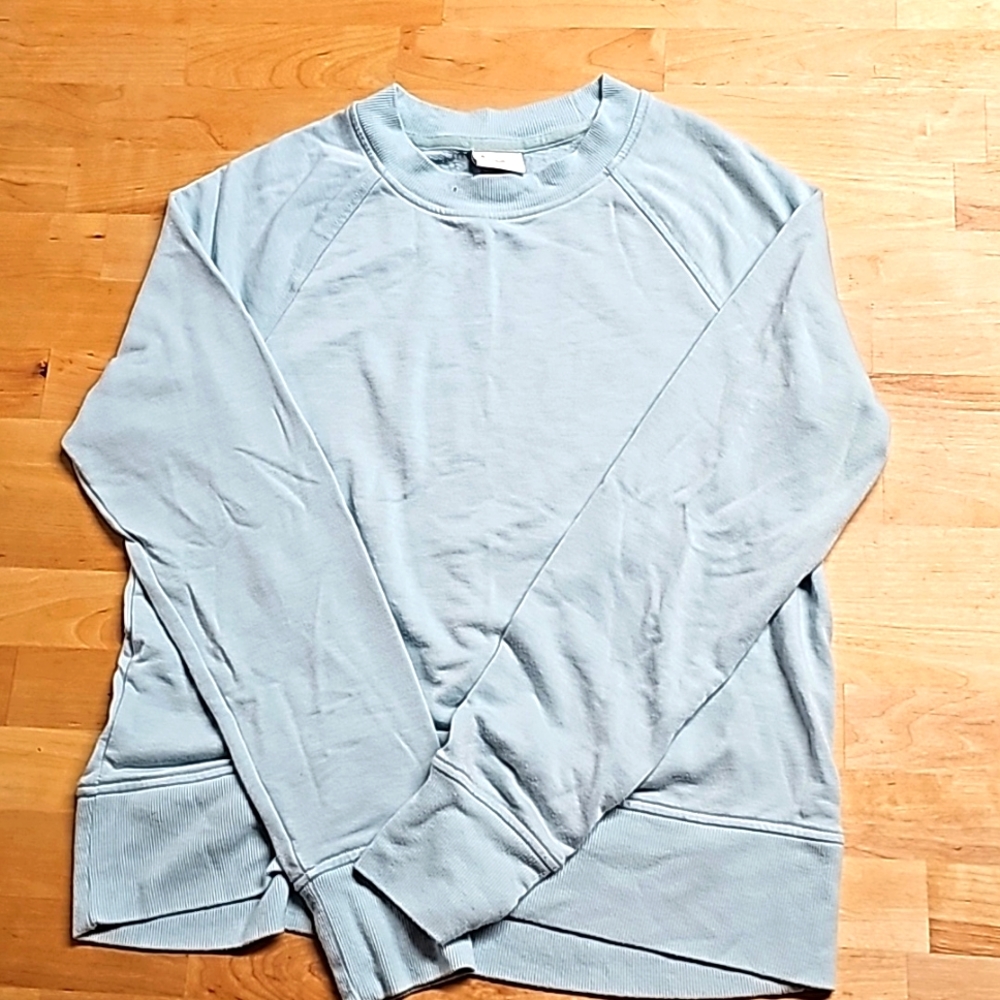 a new day Light Blue Sweatshirt